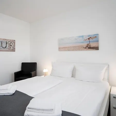 Meeresrauschen Carpe Diem Mit Grosszuegiger Terrasse Und Extragrossem Strandkorb Apartament