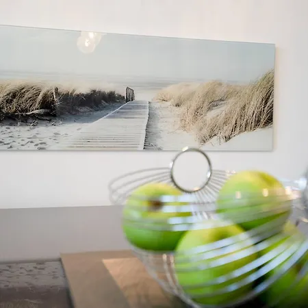 Apartament Meeresrauschen Carpe Diem Mit Grosszuegiger Terrasse Und Extragrossem Strandkorb