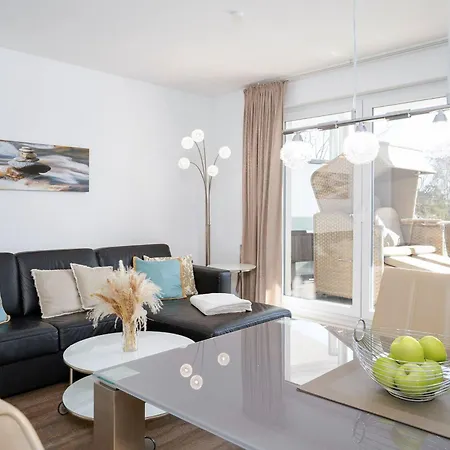 Meeresrauschen Carpe Diem Mit Grosszuegiger Terrasse Und Extragrossem Strandkorb