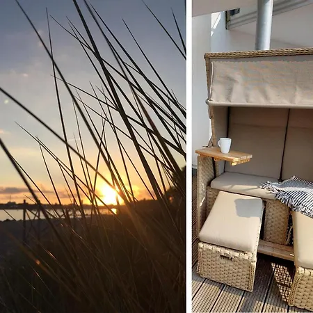 Meeresrauschen Carpe Diem Mit Grosszuegiger Terrasse Und Extragrossem Strandkorb * Pelzerhaken